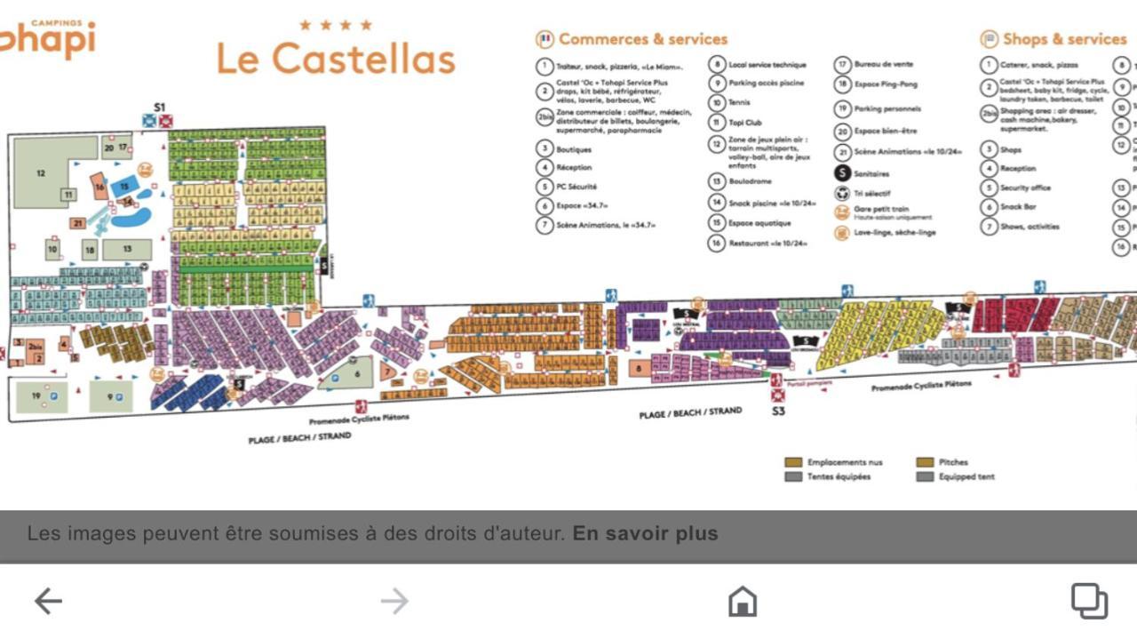 Camping Le Castellas Sète Zewnętrze zdjęcie